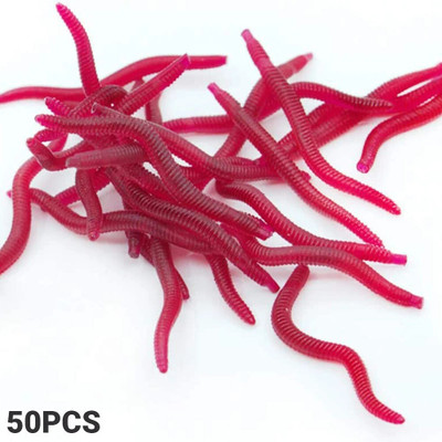 SPYROKING Soft Bait Silicone Fishing Lure(Pack of 50)