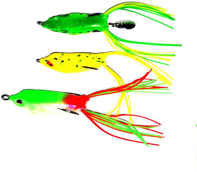 HyperTrex Soft Bait Silicone Fishing Lure(Pack of 3, Size 5)