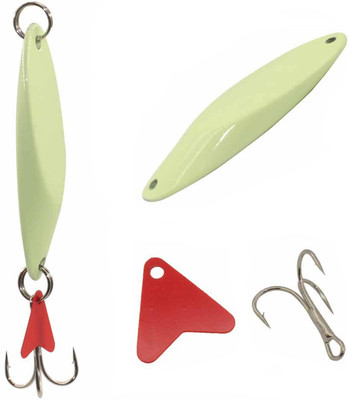 FUTABA Spoon Carbon Steel Fishing Lure(Pack of 2)