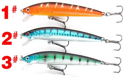 Vinayakart Jigs Plastic Fishing Lure(Pack of 3, Size 9)