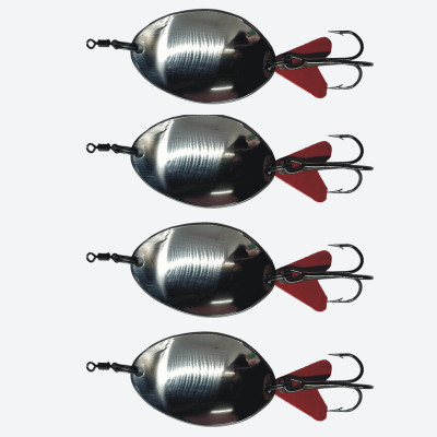 CORAL SHAKUNTALA ENTERPRISES Spoon Stainless Steel Fishing Lure(Pack of 4, Size 25)