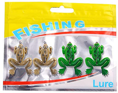 Vinayakart Soft Bait Silicone Fishing Lure(Pack of 4, Size 6)