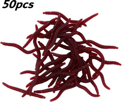 IRONCORE Soft Bait Silicone Fishing Lure(Pack of 50, Size 3)