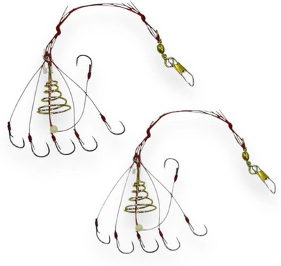 Afiazuh Hard Bait Carbon Steel Fishing Lure(Pack of 2)