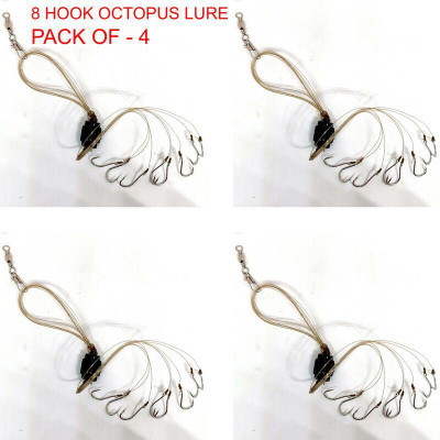 CORAL INDIA Jigs Carbon Steel Fishing Lure(Pack of 8)