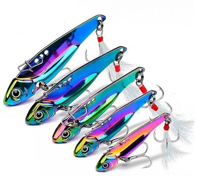 HouseOfCommon Hard Bait Stainless Steel, Crystal Fishing Lure