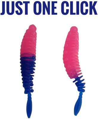 JUST ONE CLICK Soft Bait Silicone Fishing Lure(Pack of 2, Size 5)