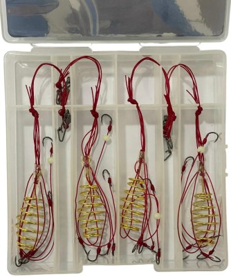 Ababeel Hard Bait Steel Fishing Lure(Pack of 4)