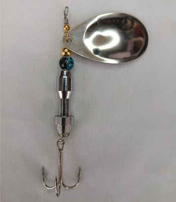 CORAL INDIA Spinner Bait Stainless Steel Fishing Lure(Pack of 1)