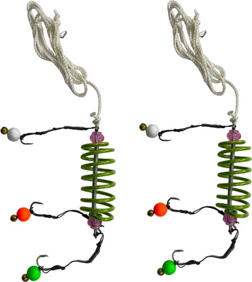 Ababeel Hard Bait Steel Fishing Lure(Pack of 2)