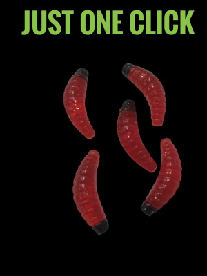 JUST ONE CLICK Soft Bait Silicone Fishing Lure(Pack of 5)