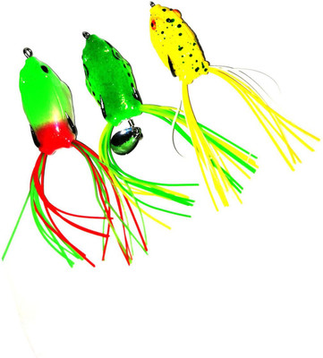 HyperTrex Soft Bait Silicone Fishing Lure(Pack of 3, Size 5)