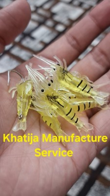 Khatija Manufacture Service Soft Bait Silicone Fishing Lure(Pack of 10, Size 5)