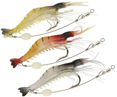 Yumoshi Soft Bait Silicone Fishing Lure(Pack of 3, Size 9)