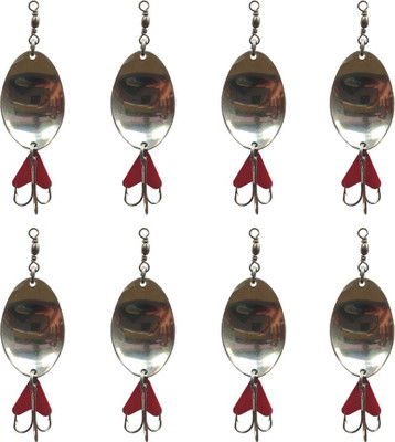 CORAL INDIA Jigs Carbon Steel Fishing Lure(Pack of 8)