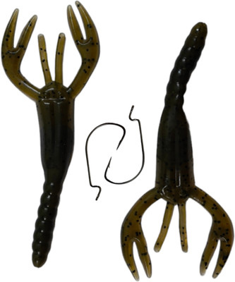 moscow fishing tackles Soft Bait Silicone Fishing Lure(Pack of 2, Size 12)