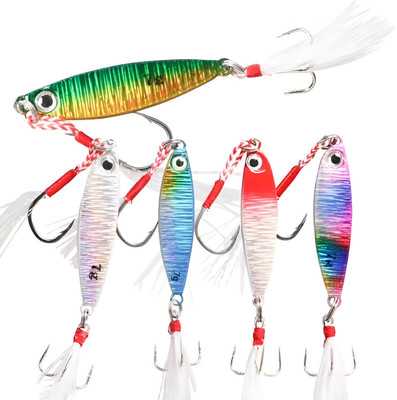 Vinayakart Hard Bait Stainless Steel Fishing Lure(Pack of 5)