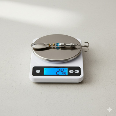 CORAL INDIA Spinner Bait Stainless Steel Fishing Lure(Pack of 1)