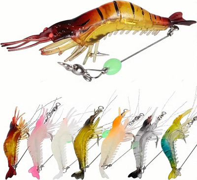 RAJry Soft Bait Plastic Fishing Lure(Pack of 7)