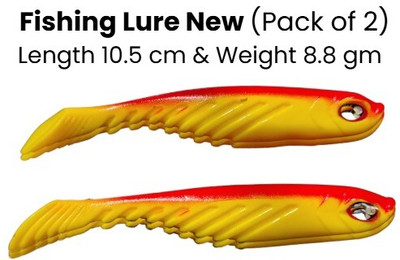 Farmershub Soft Bait Plastic Fishing Lure(Pack of 2)