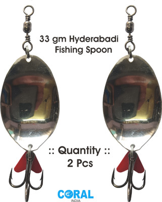 CORAL INDIA Jigs Carbon Steel Fishing Lure(Pack of 2)