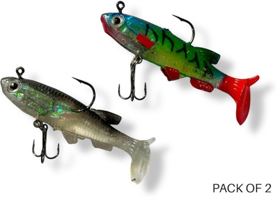 HouseOfCommon Soft Bait Silicone Fishing Lure(Pack of 2)