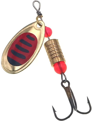 SPYROKING Spinner Bait Stainless Steel Fishing Lure(Pack of 1, Size 10)