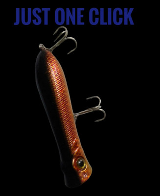 JUST ONE CLICK Hard Bait Plastic Fishing Lure(Pack of 1, Size 8)
