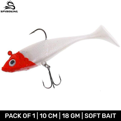 SPYROKING Soft Bait Silicone Fishing Lure(Pack of 1, Size 10)
