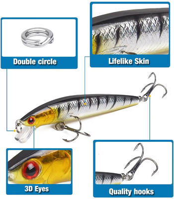 Vinayakart Soft Bait Plastic Fishing Lure(Pack of 1, Size 9)