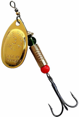 SPYROKING Spinner Bait Stainless Steel Fishing Lure(Pack of 1, Size 12)
