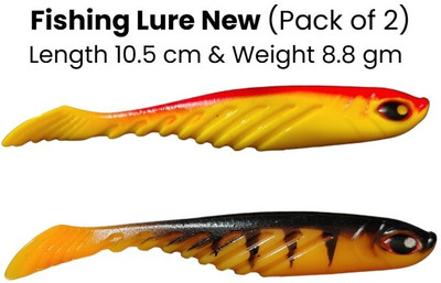 Farmershub Soft Bait Silicone Fishing Lure(Pack of 2)