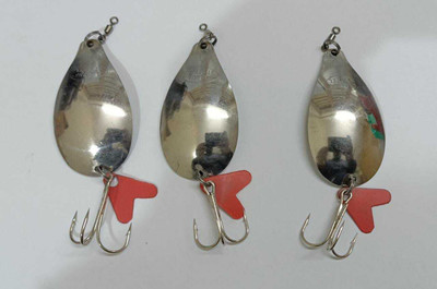 Agastriya Hard Bait Stainless Steel Fishing Lure(Pack of 3, Size 25)