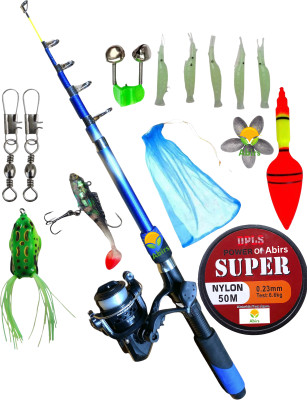 Abirs Fishing anglers set star set Blue Fishing Rod(210 cm, 0.15 kg, Blue)
