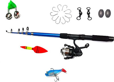 Milbonn fishing rod and reel full set king 210 combo queen Multicolor Fishing Rod(210 cm, 0.169 kg, Multicolor)