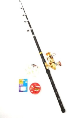 fisheryhouse FISHERYHOUSE DAIJA SET 00003 Gold, Black Fishing Rod(270 cm, 0.3 kg, Gold, Black)