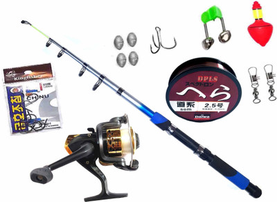 Styleicone 7 ft High quality fishing combo 46541 Daiwa X89 Multicolor Fishing Rod(210 cm, 0.15 kg, Multicolor)
