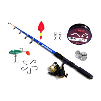 Styleicone Premium Quality fishing combo set 1 GHF6122 Multicolor Fishing Rod(210 cm, 20 kg, Multicolor)