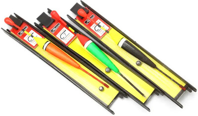 PRO HUNTER Hard Bait Wooden Carp Fishing Float Fish Line Bobber With Hook (3PCs) Floater with Fishing Line Hook(3pcs) Multicolor Fishing Rod(4.8 cm, 0.028 kg, Multicolor)