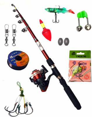 Styleicone Branded fishing set Daichi 01 Red Fishing Rod