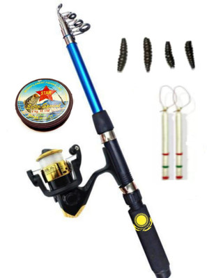 RRNP ( 210 CM 7 FRT FISING ROD SET ALL COMBO SET KDF12 Multicolor Fishing Rod(210 cm, 0.1 kg, Multicolor)