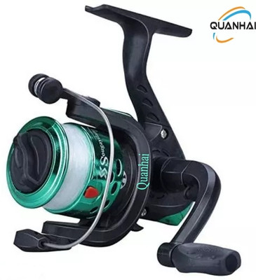 Quenhai High Quality Super Smooth Freshwater Small Fly Fishing Reel Fishing Reel 200 seris reel wheel(Spin)