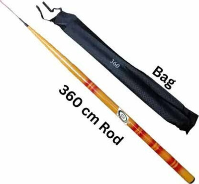 Styleicone 12 ft FISHING BEGA BROWN ROD 1 360/BG9991 Multicolor Fishing Rod(360 cm, 0.2 kg, Multicolor)
