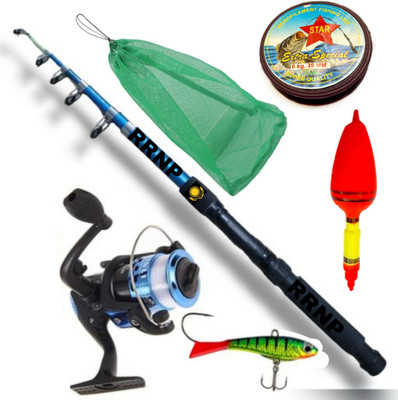 device FISING COMBO SET (210 CN 7 FET ) FISING ROD 10 KG LOAD CAPACITY FISING Skq Multicolor Fishing Rod(210 cm, 0.1 kg, Multicolor)