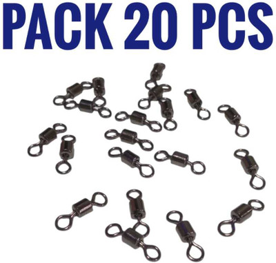 JUST ONE CLICK ct Bait Casting, Cast Fishing Barrel Swivel(Set of  20)