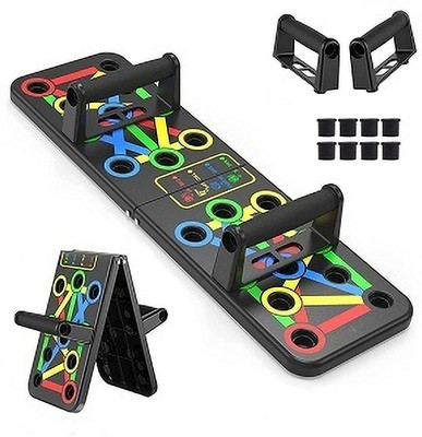 dd zone Push Up Board System, 15 in 1 Body Building Exercise Push-up Bar (Multicolor) Balance Disc Fitness Balance Board(Multicolor)