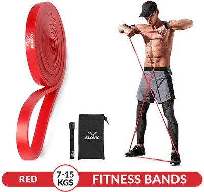 SLOVIC Resistance TPE for Workout | Pull Up | Loop | Heavy Duty Fitness Band(Pack of 1)