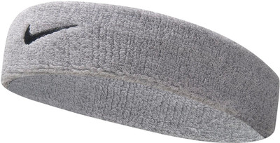 NIKE Swoosh Headband, Grey Heather/Black Fitness Band(Pack of 1)
