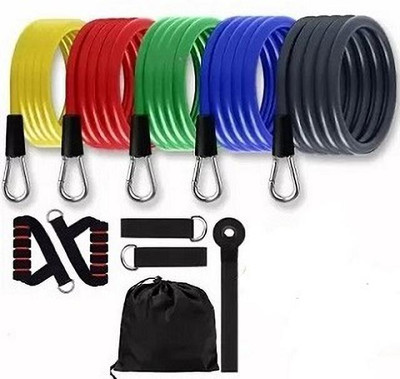 Oddish BANDS-Resistance Bands Set (11pcs), Exercise Bands with Door Anchor, Handles, Resistance Tube(Multicolor)
