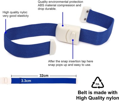 DSB PHYSIO MART Tourniquet Elastic Belt For Blood Collection With Heavy Buckle Pack Of 2 Pcs Fitness Band(Pack of 1)